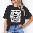 Test Day Stressed Cat Teacher Student Kids Testing Day Unisex T-Shirt, funny gift Test Day Stressed Cat Teacher Student Kids Testing Day Unisex T-Shirt, funny gift