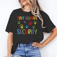 Tiny Human Security Preschool Childcare Teacher Babysitters Unisex T-Shirt, funny gift