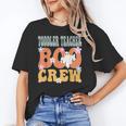 Toddler Teacher Boo Crew Ghost Groovy Halloween For Women Unisex T-Shirt, Groovy Teacher Shirts, funny gift