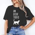 Un Deux Trois Cat Shirt French Teacher Unisex T-Shirt, funny gift Un Deux Trois Cat Shirt French Teacher Unisex T-Shirt, funny gift