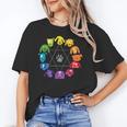 Unique For Artists By ADS Color Wheel Educational Art Teacher Dog Themed Artist Small Unisex T-Shirt, funny gift