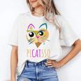 Abstract Cat Art Picatsso Shirt For Art Teachers Unisex T-Shirt, funny gift