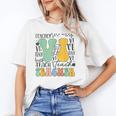 Braille Teacher Of The Visually Impaired Groovy VI Teacher Unisex T-Shirt, Groovy Teacher Shirts, funny gift