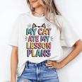 My Cat Ate My Lesson Plans Teacher Cat Humor Unisex T-Shirt, funny gift My Cat Ate My Lesson Plans Teacher Cat Humor Unisex T-Shirt, funny gift