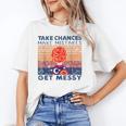 Take Chances Make Mistakes Get Messy Vintage Teacher Life Unisex T-Shirt, funny gift Take Chances Make Mistakes Get Messy Vintage Teacher Life Unisex T-Shirt, funny gift