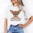 Chihuahua 100 Days Of School Rainbow Glasses Teacher Unisex T-Shirt, funny gift