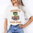 Cute Halloween Teacher Librarian Frankenstein Reading Books Unisex T-Shirt, funny gift Cute Halloween Teacher Librarian Frankenstein Reading Books Unisex T-Shirt, funny gift