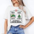 First Educate Then Celebrate Christmas Teacher Winter Break Unisex T-Shirt, funny gift First Educate Then Celebrate Christmas Teacher Winter Break Unisex T-Shirt, funny gift