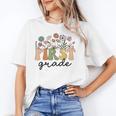 First Grade Teacher Wildflower Back To School Floral Outfits Unisex T-Shirt, First Grade Teacher Shirts, funny gift