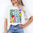 Happy Fri-Yay Friday Lovers Fun Teacher Life FriYay Weekend Unisex T-Shirt, funny gift