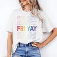 Happy Fri Yay Teacher Friday Saying Unisex T-Shirt, funny gift