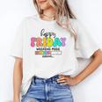 Happy Friyay Teacher School Friday Weekend Vibes Unisex T-Shirt, funny gift
