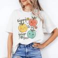 Happy To See Your Face Teacher Apple Unisex T-Shirt, funny gift