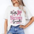 Hello Second Grade First Day Of School Coquette Teacher Girl Unisex T-Shirt, First Grade Teacher Shirts, funny gift Hello Second Grade First Day Of School Coquette Teacher Girl Unisex T-Shirt, First Grade Teacher Shirts, funny gift