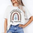 Its A Good Day To Teach Tiny Musicians Music Teacher Rainbow Unisex T-Shirt, funny gift