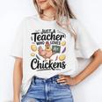 Just a Teacher Who Loves Chickens Chicken Farm Animal Lover Unisex T-Shirt, funny gift Just a Teacher Who Loves Chickens Chicken Farm Animal Lover Unisex T-Shirt, funny gift