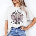 Just a Teacher Who Loves Elephants Elephant Lover Educator Unisex T-Shirt, funny gift