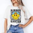 Kindergarten Teacher Hippie Smile Face Back School Unisex T-Shirt, funny gift Kindergarten Teacher Hippie Smile Face Back School Unisex T-Shirt, funny gift