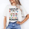 Love Job For Little Reasons Daycare Teacher Graphic Unisex T-Shirt, funny gift