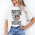 Newtons First Law Physics Jokes Science Teacher Unisex T-Shirt, Science Teacher Shirts, funny gift Newtons First Law Physics Jokes Science Teacher Unisex T-Shirt, Science Teacher Shirts, funny gift