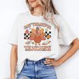 One Thankful Teacher Thanksgiving Retro Groovy Fall Teachers Unisex T-Shirt, Groovy Teacher Shirts, funny gift One Thankful Teacher Thanksgiving Retro Groovy Fall Teachers Unisex T-Shirt, Groovy Teacher Shirts, funny gift