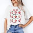 Pre K Is My Jam Teacher Team Crew Preschool Cute Strawberry Unisex T-Shirt, funny gift