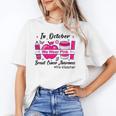 Pre-k Teacher In October We Wear Pink Breast Cancer Unisex T-Shirt, funny gift