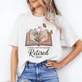 Retired 2025 A New Chapter Begins Retirement Teacher Book Unisex T-Shirt, funny gift