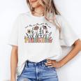 Retro Vintage Floral Principal Shirt For Women Teachers Day Unisex T-Shirt, funny gift