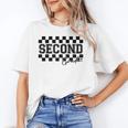 Second Grade Checkered Teacher 1st Day Back To School Women Unisex T-Shirt, funny gift Second Grade Checkered Teacher 1st Day Back To School Women Unisex T-Shirt, funny gift