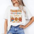 Teach Thanksgiving Teacher Thankful For My Preschool Turkeys Unisex T-Shirt, funny gift