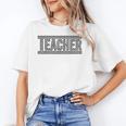 Teacher Checkered Racing Teacher Appreciation Men Women Unisex T-Shirt, funny gift Teacher Checkered Racing Teacher Appreciation Men Women Unisex T-Shirt, funny gift