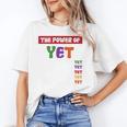Teacher Growth Mindset Power Of Yet Unisex T-Shirt, funny gift Teacher Growth Mindset Power Of Yet Unisex T-Shirt, funny gift