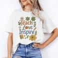 Teacher Inspire Love Unisex T-Shirt, funny gift Teacher Inspire Love Unisex T-Shirt, funny gift
