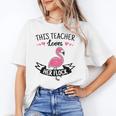 This Teacher Loves Her Flock Cute Flamingo Teacher Unisex T-Shirt, funny gift This Teacher Loves Her Flock Cute Flamingo Teacher Unisex T-Shirt, funny gift