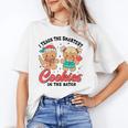 Teacher Of Smart Cookies Cute Gingerbread Teacher Christmas Unisex T-Shirt, funny gift
