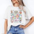 The Tired Teachers Department Retro Groovy Back To School Unisex T-Shirt, funny gift The Tired Teachers Department Retro Groovy Back To School Unisex T-Shirt, funny gift