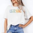 Vintage Play Is Learning Back To School Toddler Teacher Unisex T-Shirt, funny gift