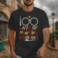 100 Days Of Mischief Managed Teacher Kid 100th Day Of School Unisex T-Shirt, funny design
