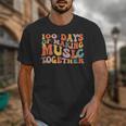 100 Days Of School Music Teacher Unisex T-Shirt, funny design