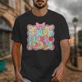 100 Days Of School Preppy 100th Day Of School Teacher Kids Unisex T-Shirt, funny design