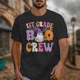 1st Grade Boo Crew Spooky First Grade Halloween Teacher Unisex T-Shirt, First Grade Teacher Gifts, funny design 1st Grade Boo Crew Spooky First Grade Halloween Teacher Unisex T-Shirt, First Grade Teacher Gifts, funny design