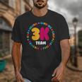 3K Team & Teacher Squad Threes Crew PreK Elementary Team Unisex T-Shirt, funny design