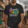 3rd Grade Team Pencil Teacher Student Back To School Girls Unisex T-Shirt, funny design