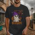 67 Teacher Halloween Ghost Six Seven Meme Math Equation Bruh Unisex T-Shirt, funny design