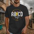 ABCD The Teacher Tour Last Day Of School Rockin' Teacher Unisex T-Shirt, funny design