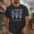All American Teacher Pencil Coquette Bow USA Flag Teachers Unisex T-Shirt, funny design All American Teacher Pencil Coquette Bow USA Flag Teachers Unisex T-Shirt, funny design