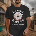 Art Teacher Halloween Donut Lover Costume Kawaii Monster Unisex T-Shirt, funny design