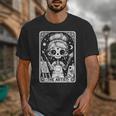 Artist Tarot Card Skeleton Painter Art Teacher Witchy Unisex T-Shirt, funny design
