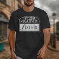 Avoid Negativity Math Teacher Unisex T-Shirt, funny design